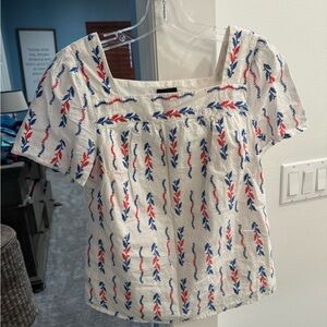 cute red white and blue top! from tilbetts! Size small